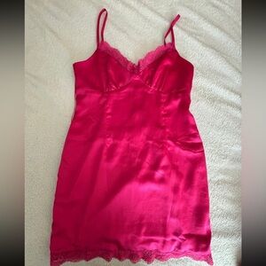 Pink Slip Dress